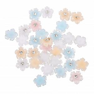 Квіти minkissy Різнокольорові стрази synthetic.ua - Фото 1