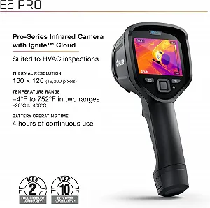 Тепловизионная камера FLIR E5 Pro Черный synthetic.ua - Фото 1