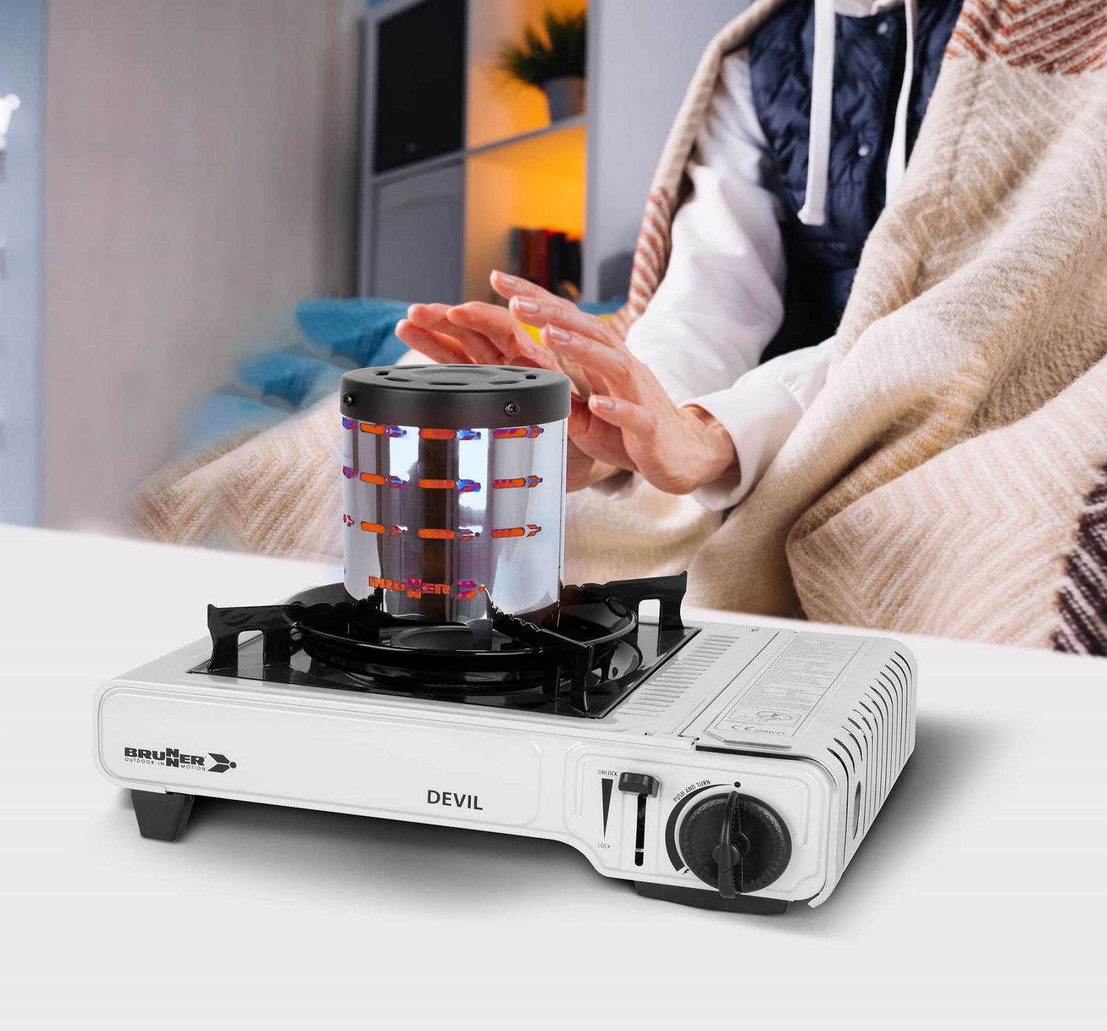 Обігрівач BRUNNER Devil Heatstar для портативних газових плит для кемпінгу, фото №2
