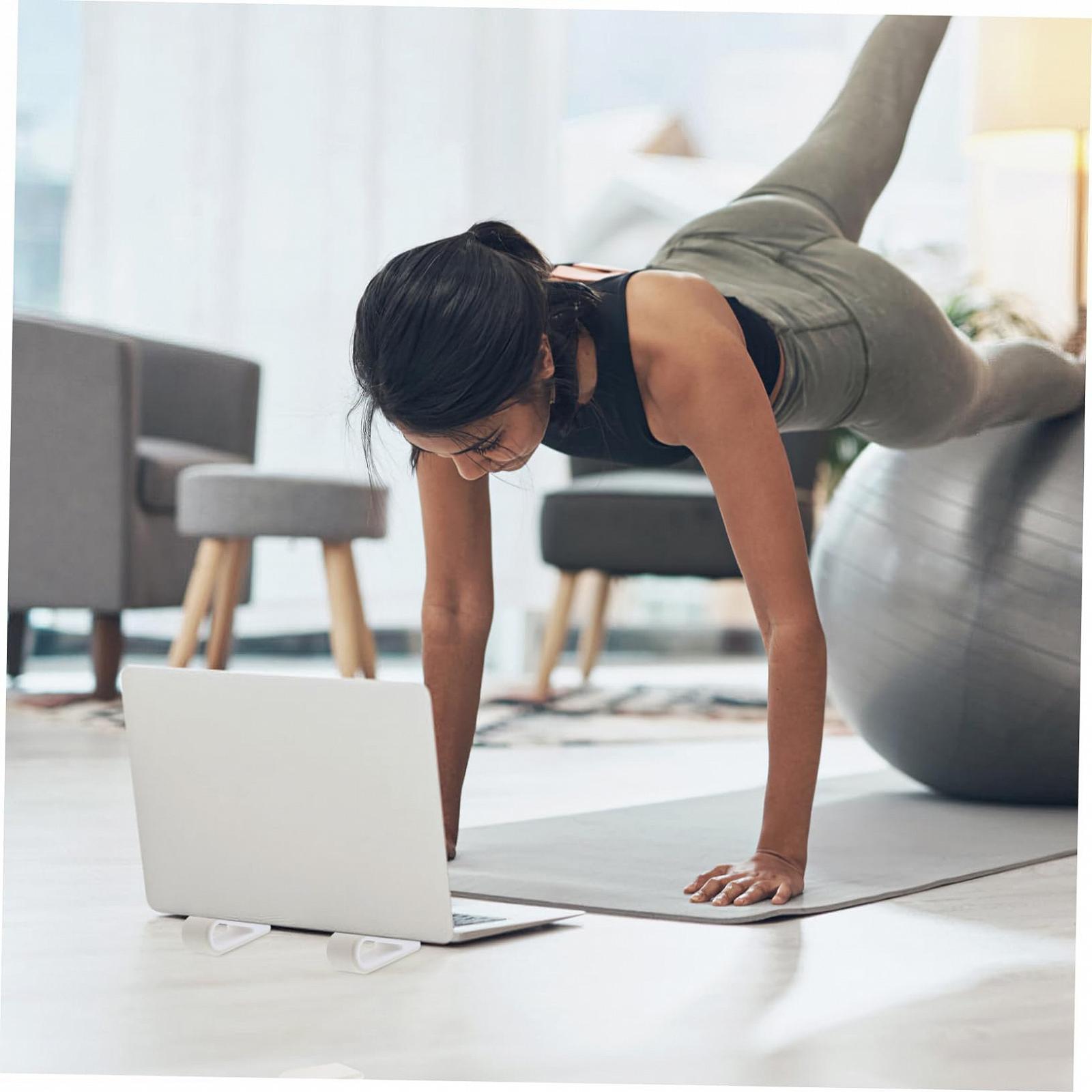 Підставка для ноутбука регульована, 2 шт, Білий, Компактна з функцією охолодження, фото №3