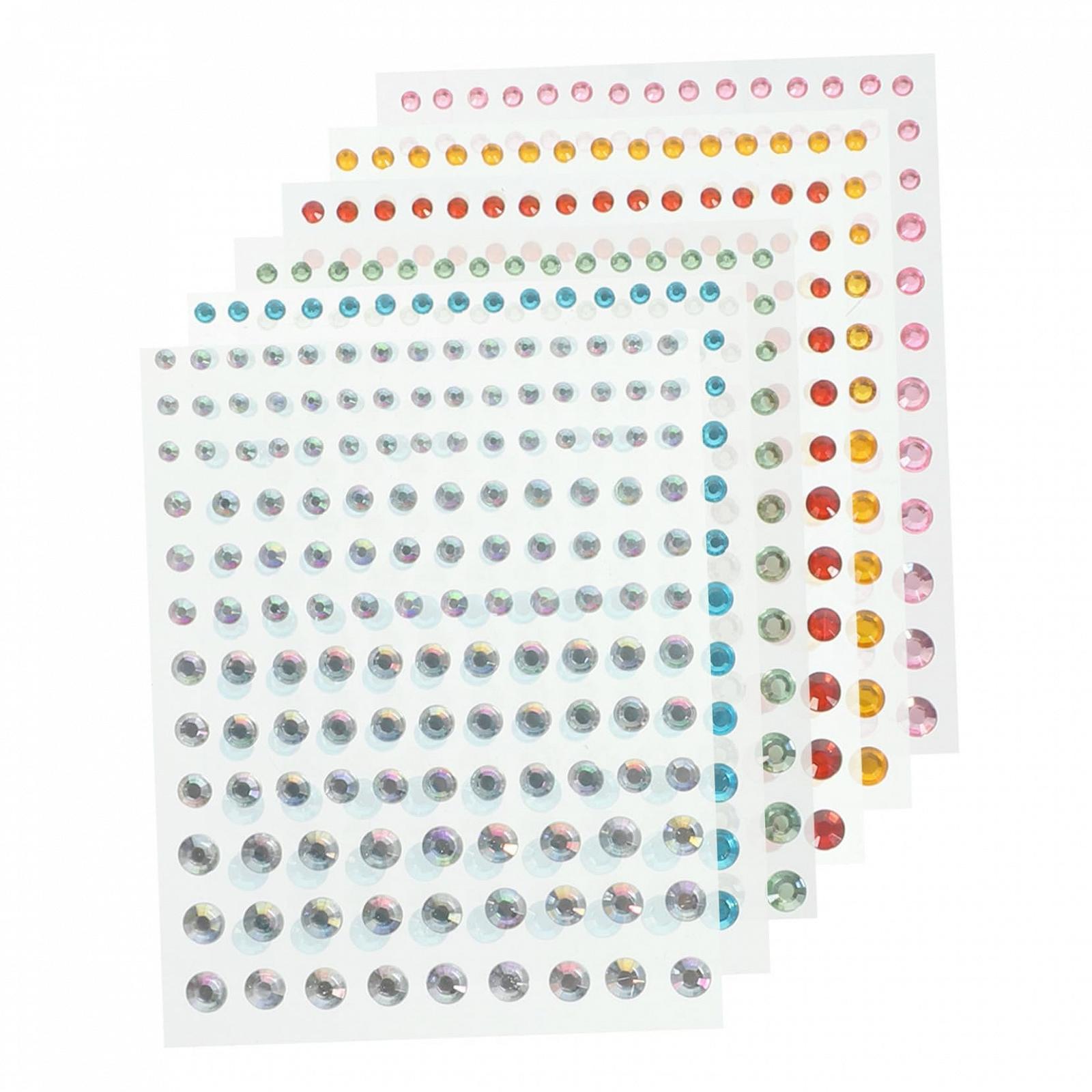 Наклейки стрази Самоклеючі Блискучі Камені тіла нігтів, фото №1