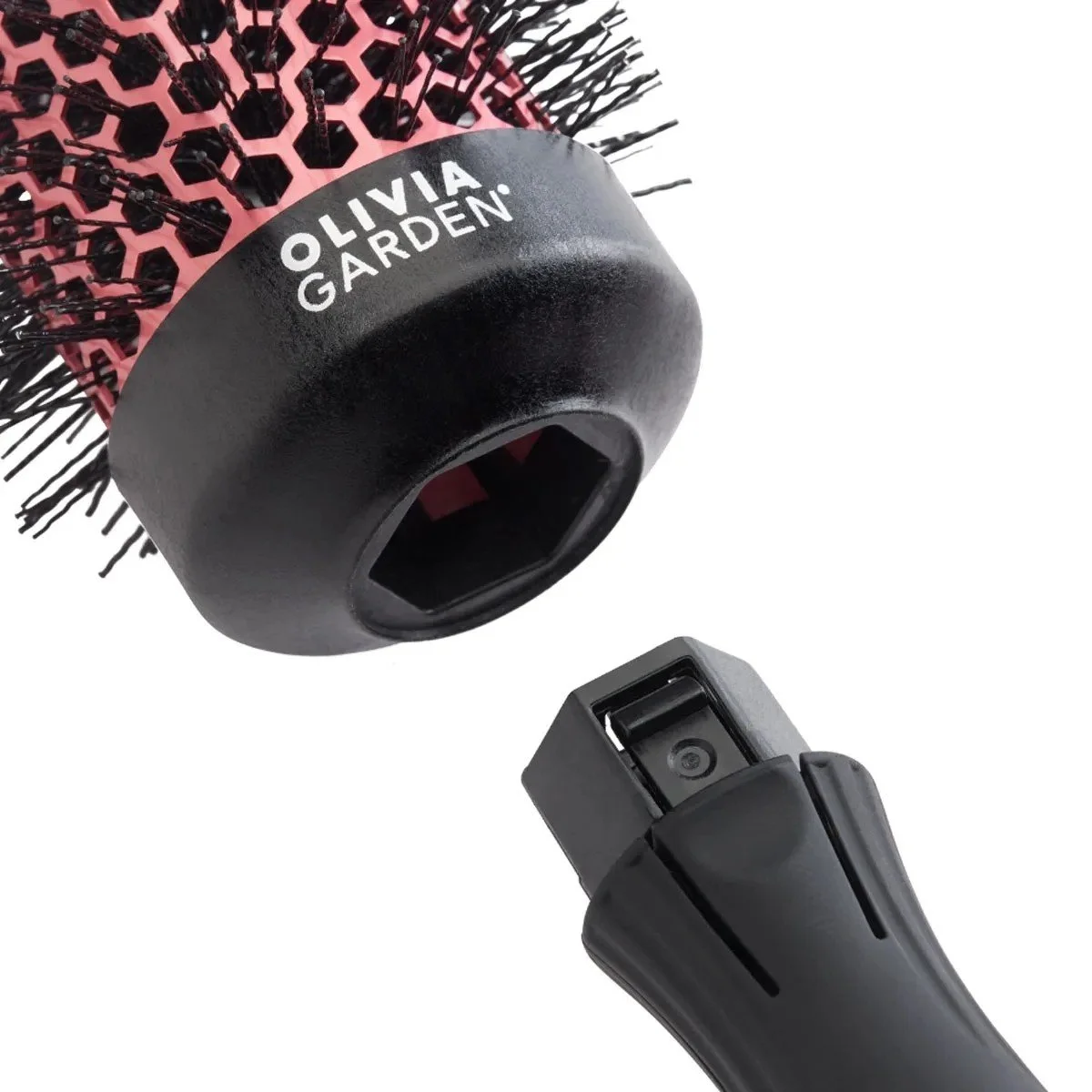 Набір для завивки волосся Olivia Garden Multibrush / 4 насадки та 1 знімна ручка / 45 мм / Для жінок / Чорний, фото №2