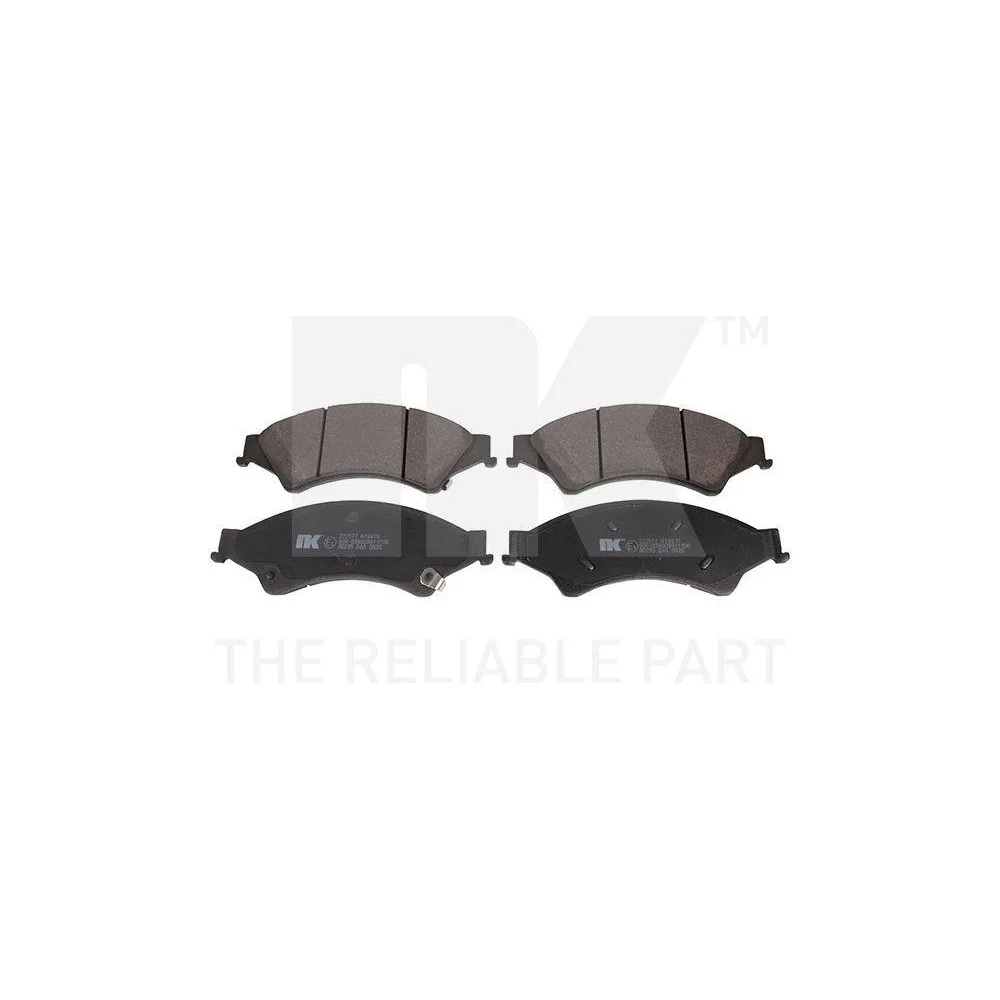 Комплект гальмівних колодок NK 222577 для FORD MAZDA FORD USA передня вісь, фото №1 Комплект гальмівних колодок NK 222577 для FORD MAZDA FORD USA передня вісь, фото №1