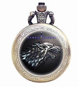 Карманные часы Taport аналоговые Game of Thrones бронзовые - Фото 1