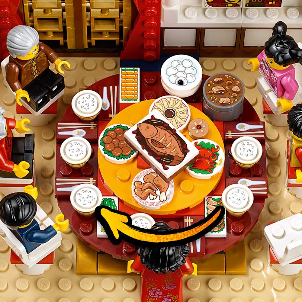 Конструктор LEGO 80101 Chinese New Year's Eve Dinner, фото №4