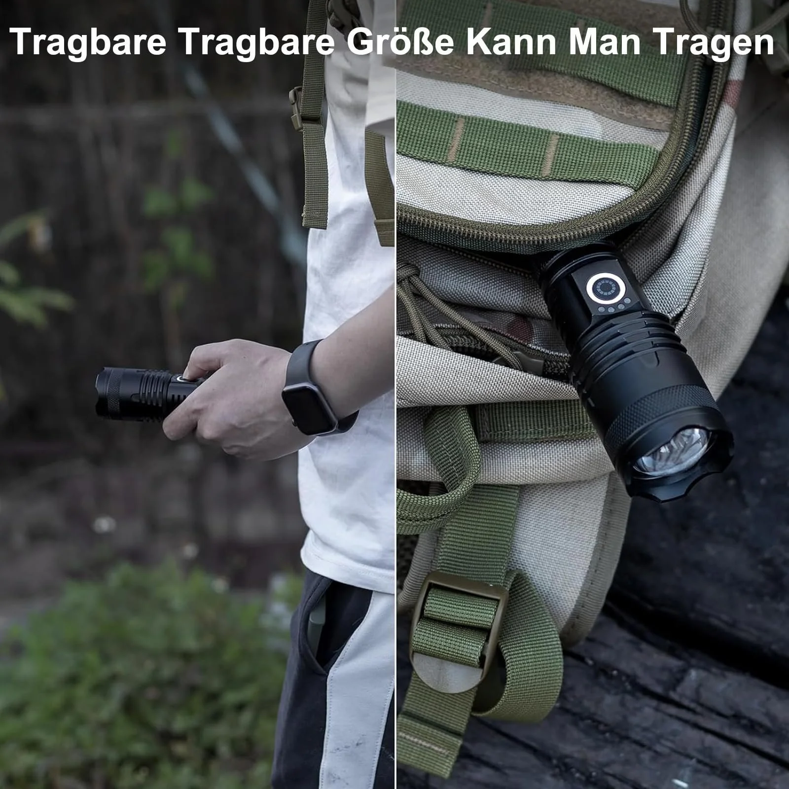 Фонарь LED Аккумуляторный 1000000 люмен, 5 режимов, IPX6 водонепроницаемый, фото №9 Фонарь LED Аккумуляторный 1000000 люмен, 5 режимов, IPX6 водонепроницаемый, фото №9