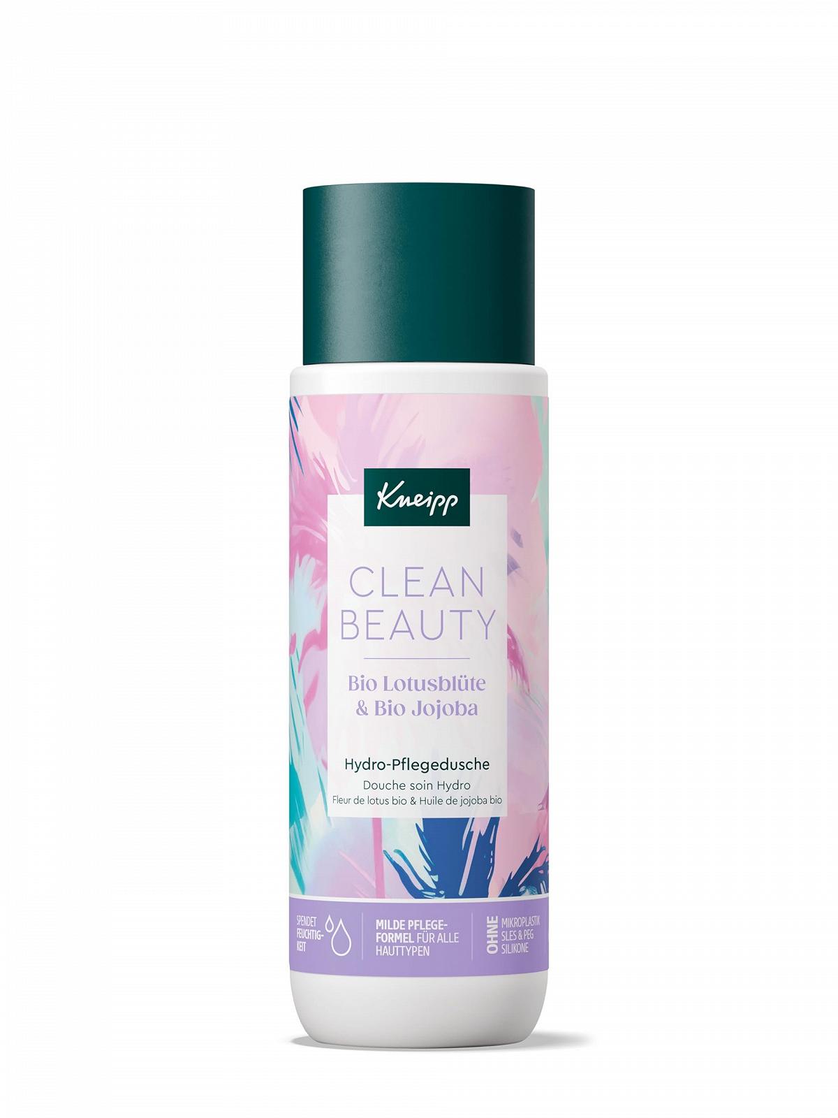 Гель для душа Kneipp Clean Beauty Hydro Органический лотос и Жожоба 200 мл, фото №1 Гель для душа Kneipp Clean Beauty Hydro Органический лотос и Жожоба 200 мл, фото №1