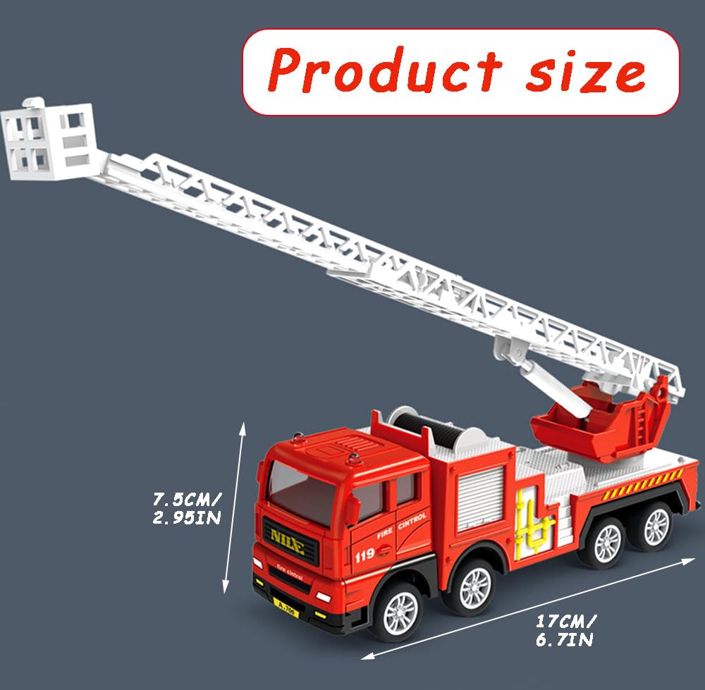 Игрушка KedidO Fire Engine большой большой красный, фото №2