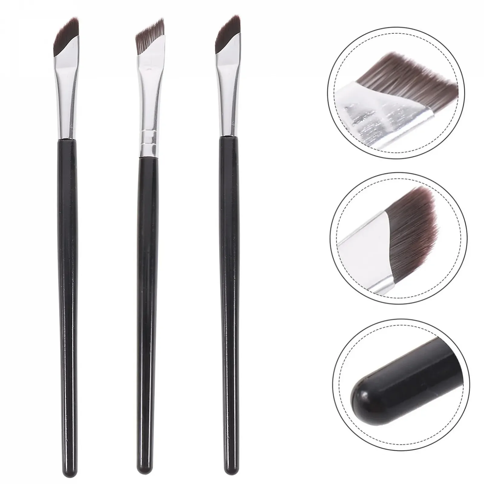 Пензлі для брів скошений DOITOOL Набір Плоский, фото №4