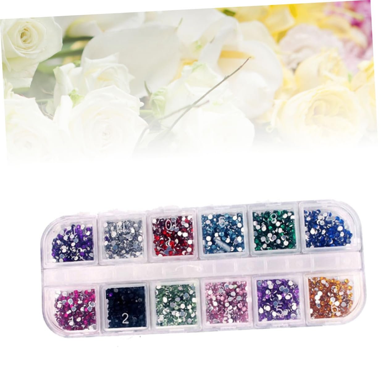 Украшение для ногтей Mikinona Farben Drop Drill Акриловые стразы Diy Teardrop Круглые для изготовления украшений, рукоделия для ногтей и домашнего декора, фото №7