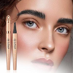 Олівець для брів Liquid Eyebrow Pencil з чотирма зубцями 0.4 мл Чорний One Size synthetic.ua - Фото 1