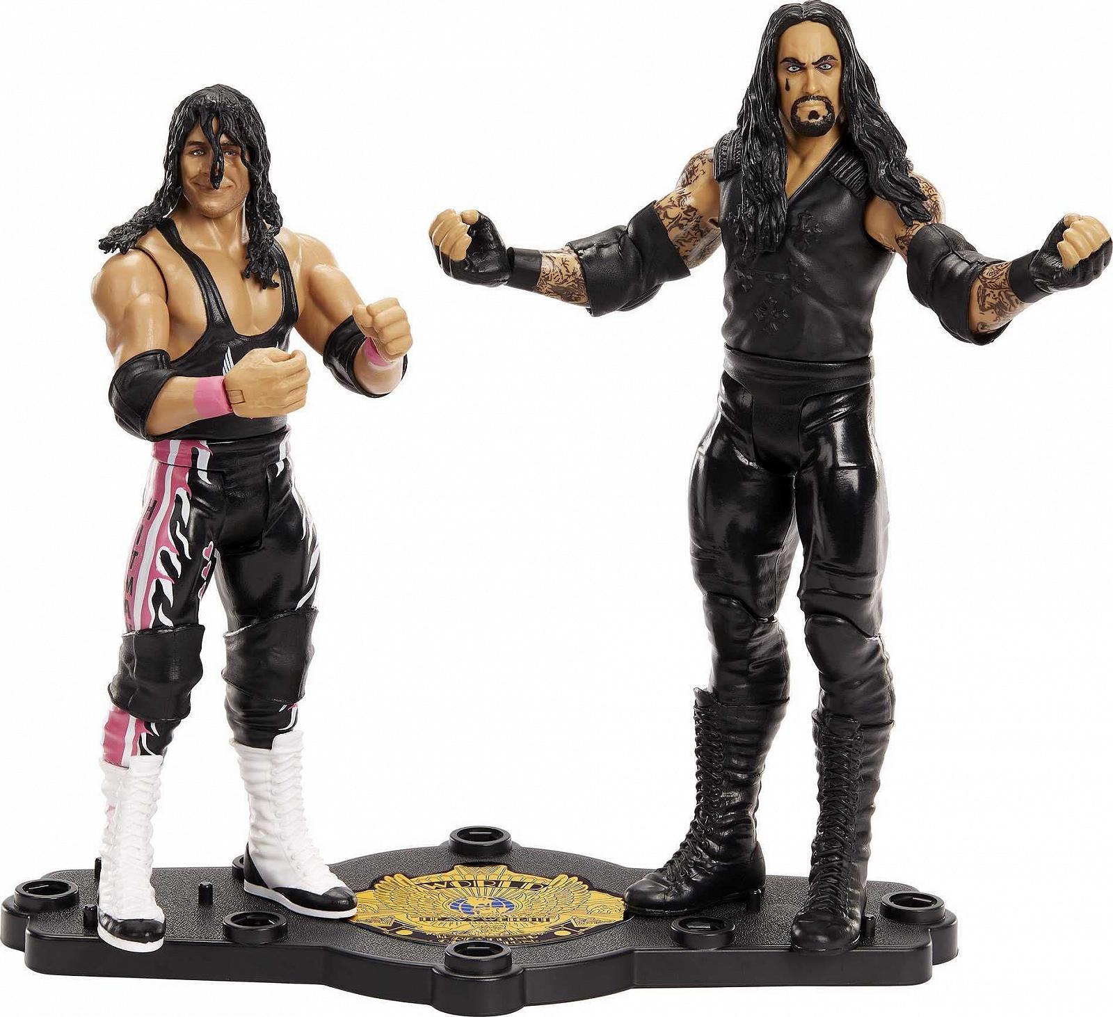 Ігрові фігурки WWE Bret "Hit Man" Hart vs. Undertaker Championship Showdown, 15 см, 2 шт., фото №1