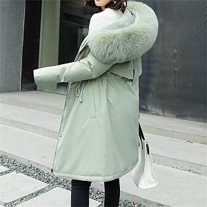 Женская зимняя куртка FNKDOR Длинная теплая synthetic.ua - Фото 1