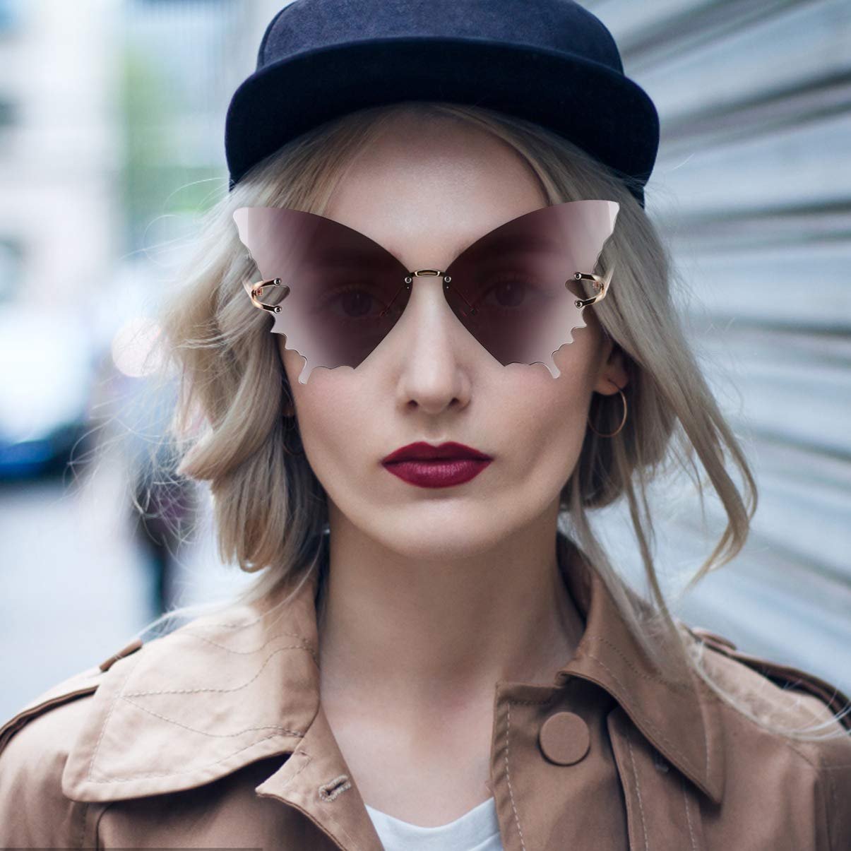 Сонцезахисні окуляри SOIMISS Безрамкові Метелик, фото №3