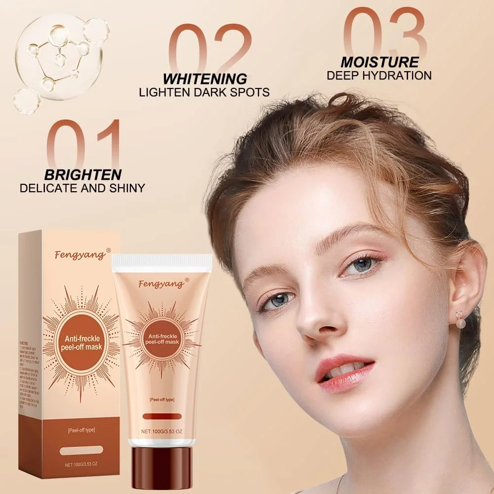 Маска для обличчя Fengyang з ефектом пілінгу для видалення плям, трав'яна, фото №3