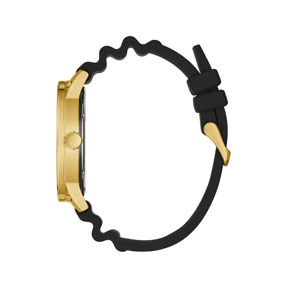 Мужские аналоговые часы Guess Золотистый, Черный, фото №2 Мужские аналоговые часы Guess Золотистый, Черный, фото №2