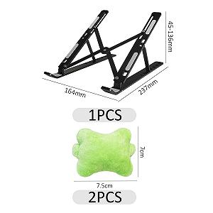 Подставка для ноутбука складная, Подставки под запястья для мыши мягкие 2 шт, Рамка поддержки портативного планшета, Дополнительная настольная подставка, Офисные принадлежности synthetic.ua - Фото 1