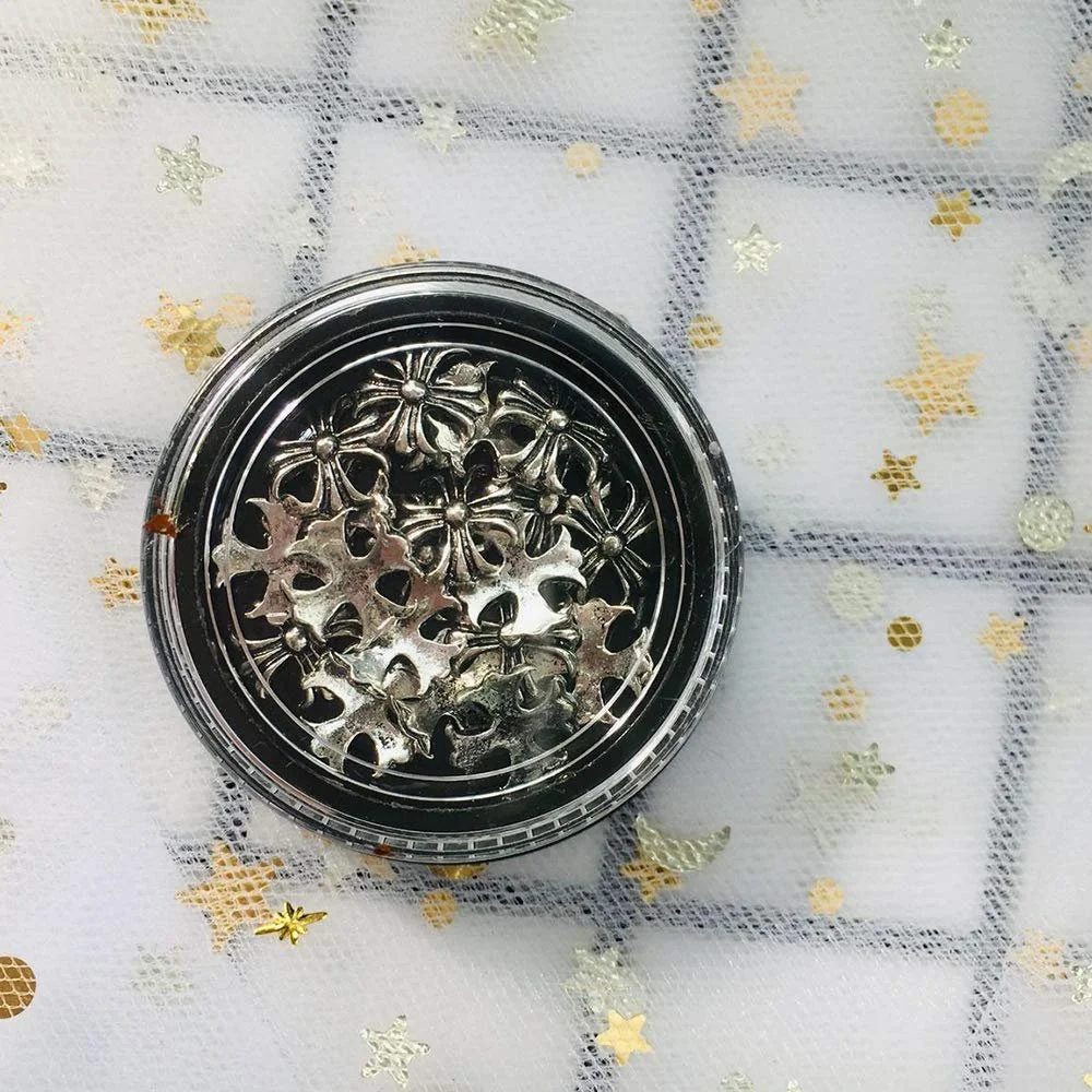 3D Аксесуари для нігтів Метал Rock Punk Хрест Металеві заклепки для манікюру DIY, фото №4