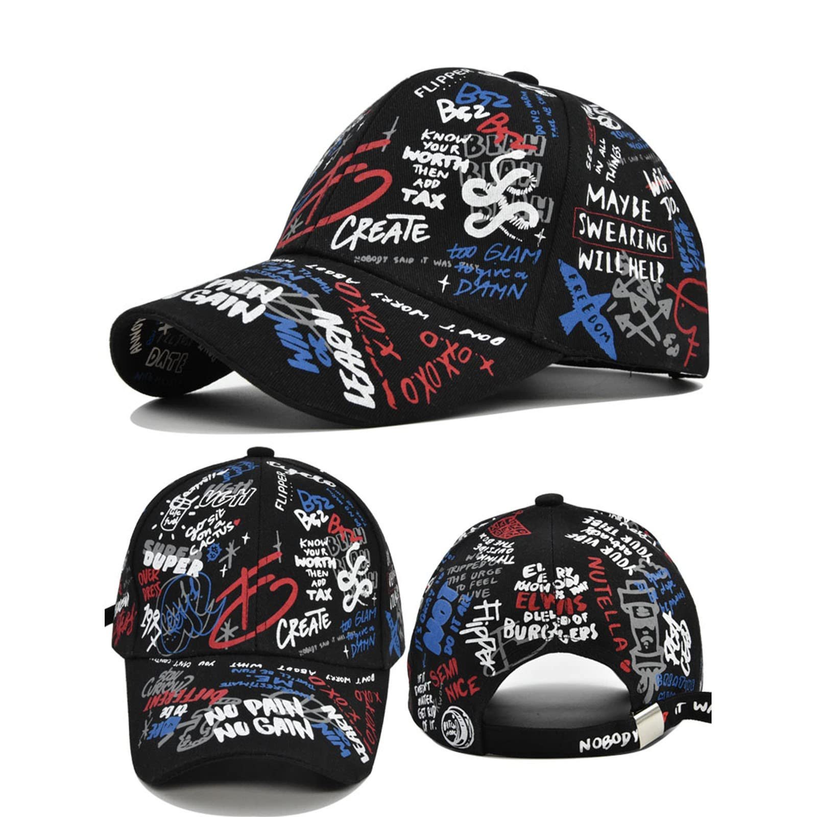 Бейсболка дышащая с ретро-буквами разноцветная унисекс, фото №5