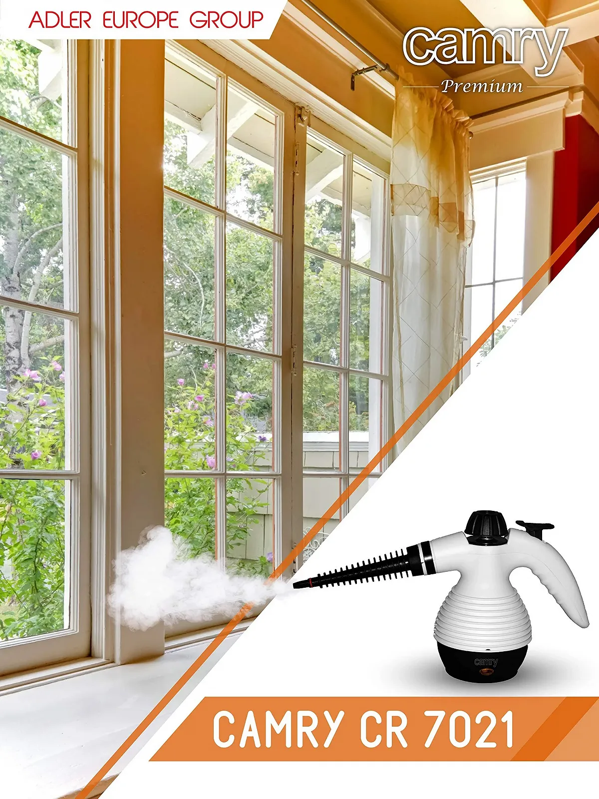 Пароочисник CAMRY Black and White Multicolour, фото №5