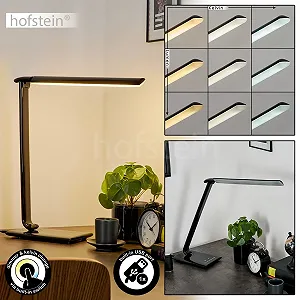 Настільна лампа Chozendo LED Adjustable Metal/Plastic 7 Вт 520 лм 3000-6500 K Touch Dimmer USB Port Black/White synthetic.ua - Фото 1