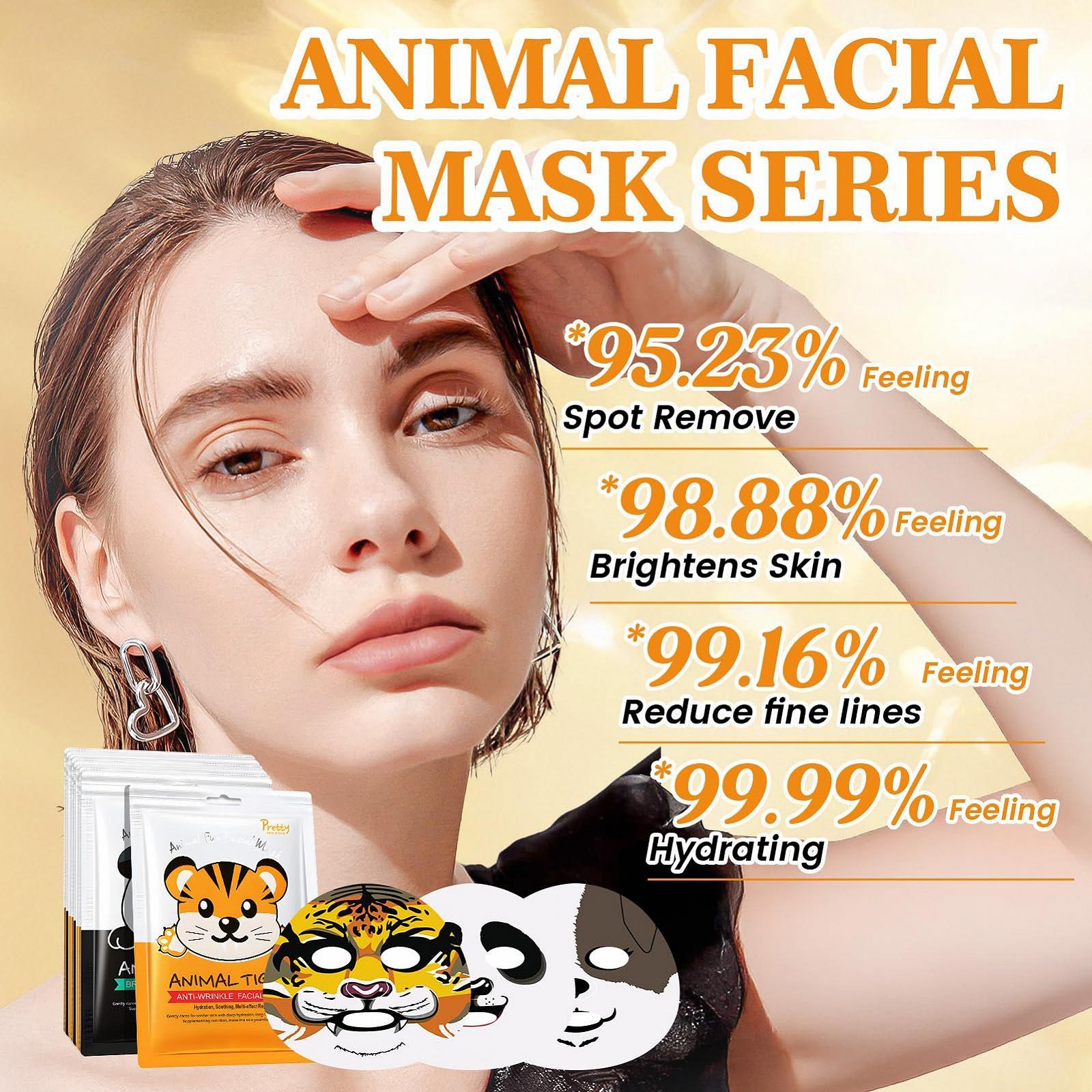 Набір дитячих масок для обличчя 9 шт. Маска для обличчя дитяча Регулювання жирності, зволоження та живлення, фото №2