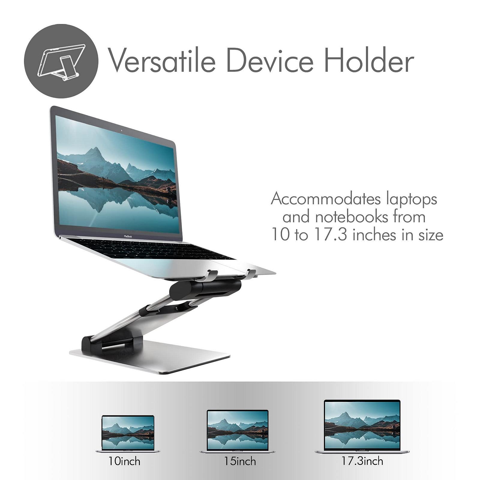 Подставка для ноутбука Desire2 Supreme для сидения и стояния, регулируемая подставка для ноутбука для стола, эргономичная подставка для ноутбука с быстрым высвобождением, аксессуары для ноутбуков для домашнего офиса, фото №5