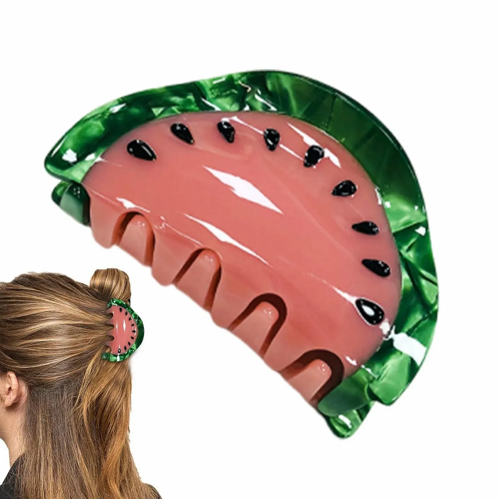 Краб для волос Lemon Fruit - Girls Lemon Fruit Hair Bar Желтый, фото №5