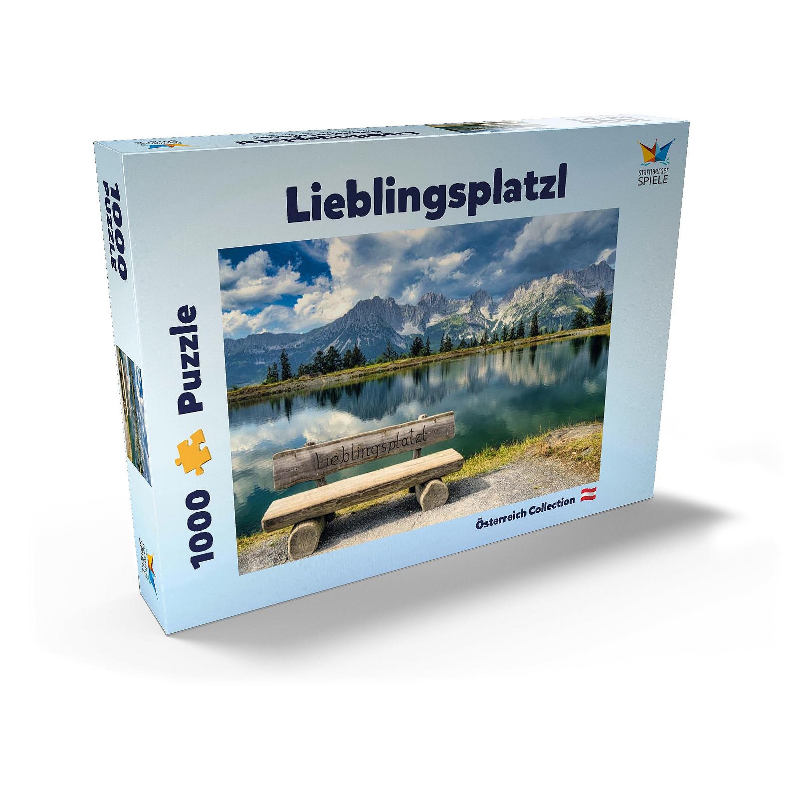 Пазл Starnberger Spiele MyPuzzle Special Collection Lieblingsplatzl am Wilder Kaiser, Austria, Tyrol 1000 элементов, фото №2