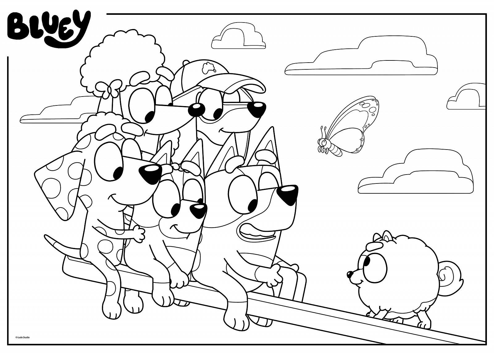 Эко-пазл Lisciani Bluey Blue Eco Puzzle DF 60 60 деталей 50 x 70 см, фото №2