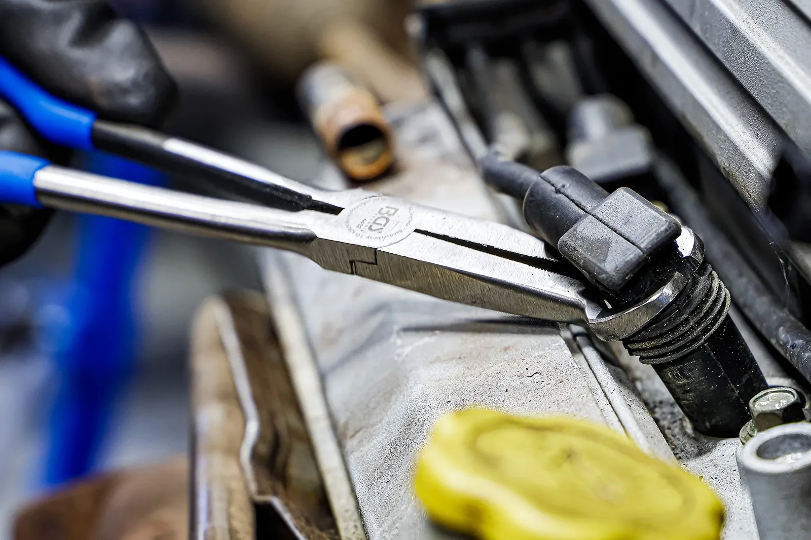 Набор плоскогубцев BGS 4401 Long / Flat и для свечей зажигания, очень длинный, 9 шт, фото №2