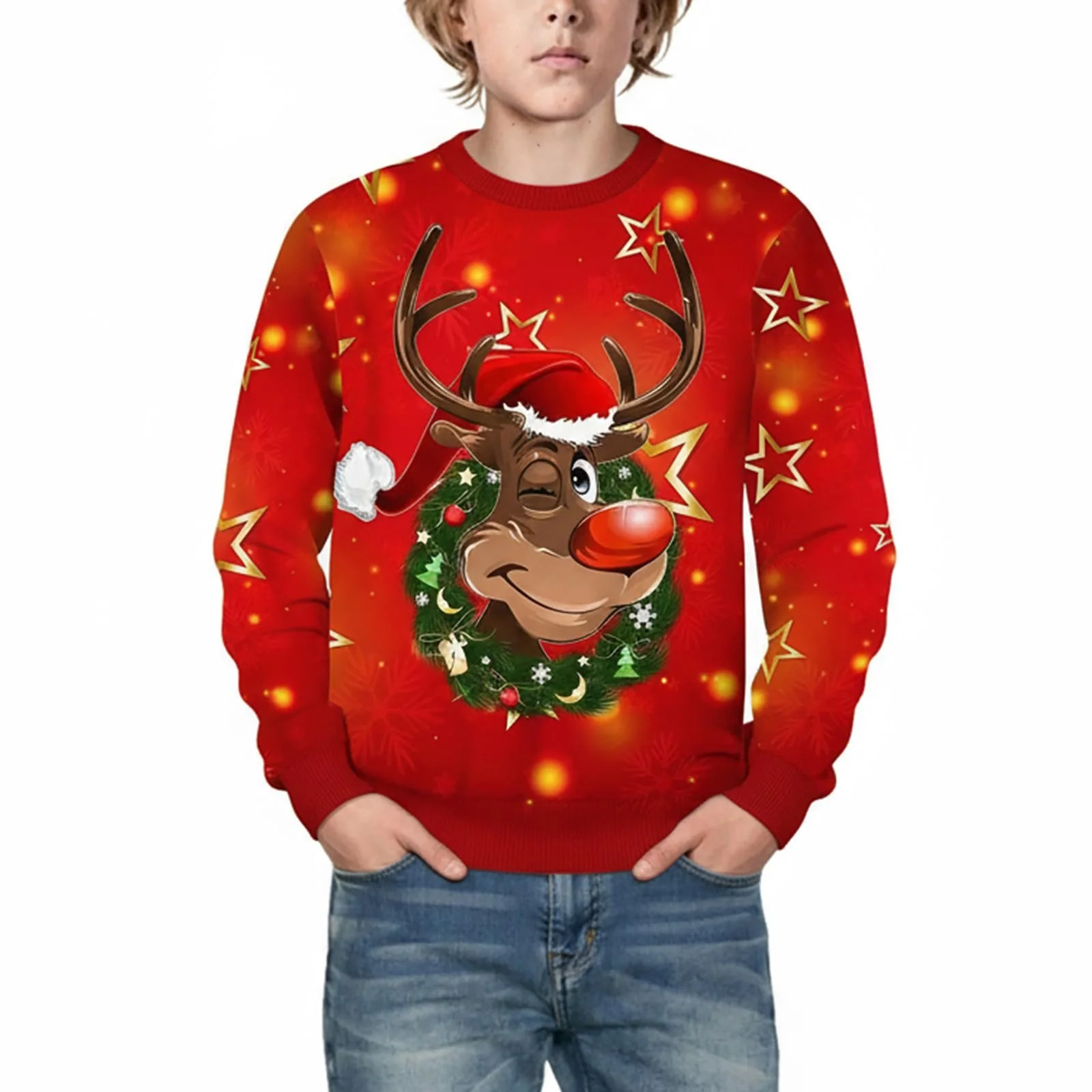 Джемпер Christmas для хлопчиків - Різдвяний, фото №1