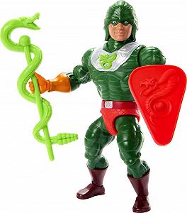 Екшн-фігурка Masters of the Universe Origins King Hiss Deluxe, 16 точок руху, змінні голови та руки, зброя та обладунки, міні-комікс, HKM80 synthetic.ua - Фото 1