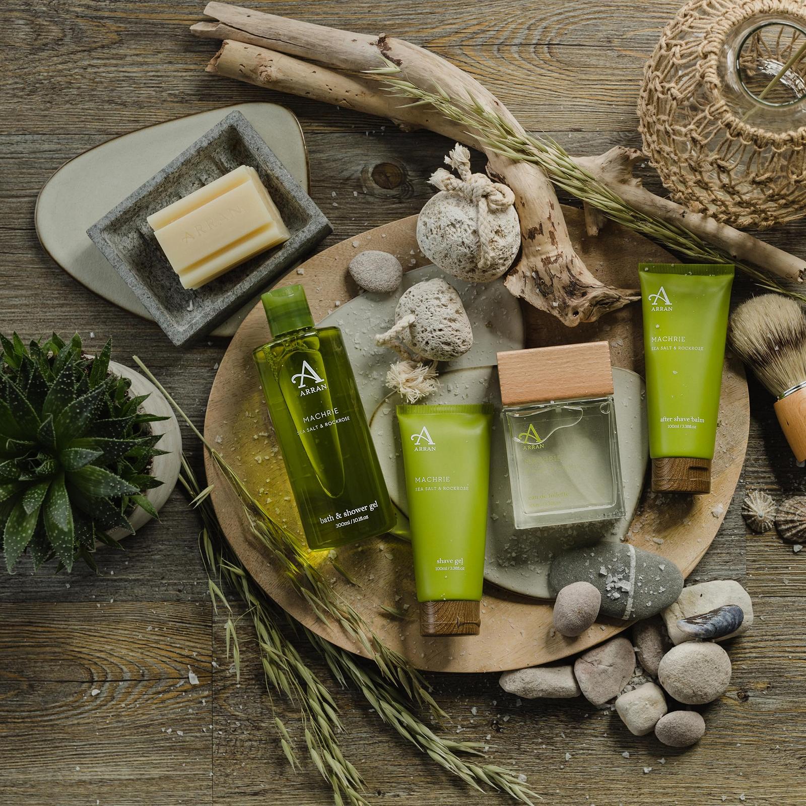 Гель для душу Arran Sense of Scotland Machrie з ароматом морської солі та кам'яної троянди 300 мл, фото №4