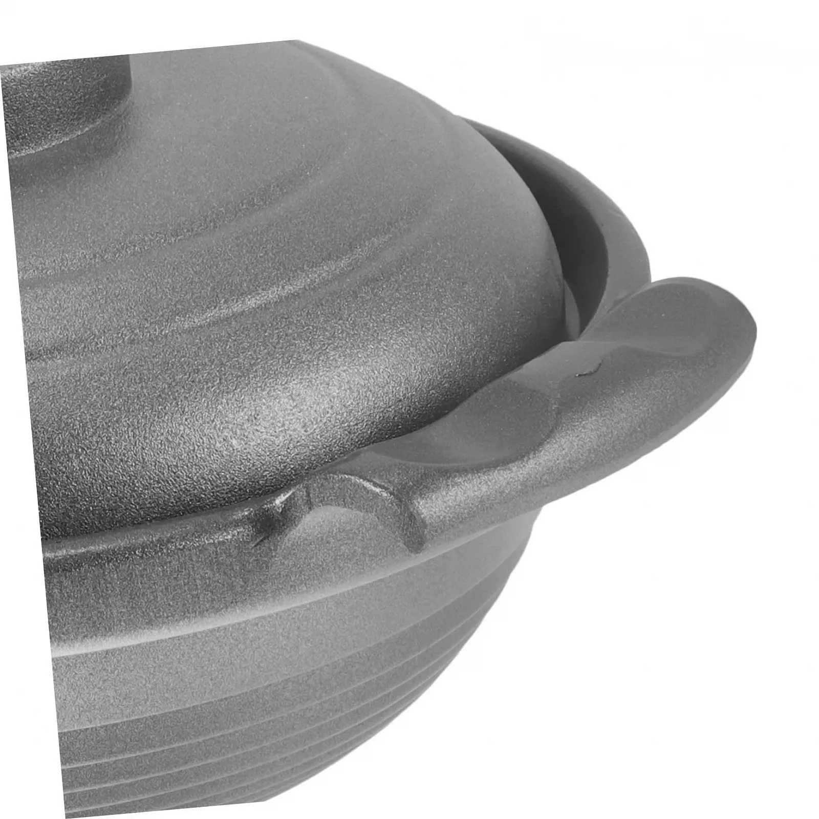 Каструля керамічна антипригарна термостійка з подвійною ручкою для індукційних плит, фото №6