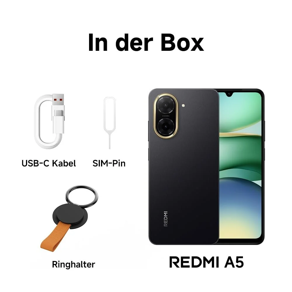 Смартфон XIAOMI Redmi A5 4/128GB Black, фото №5