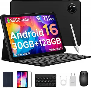 Купити Планшет 11'' DOOGEE Tab A9 Pro+ 6+24/128Gb / 8 ядер / Android 16 / 8580 мАг / Чорний - Фото 1 Планшет 11'' DOOGEE Tab A9 Pro+ 6+24/128Gb / 8 ядер / Android 16 / 8580 мАг / Чорний - Фото 1