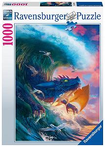 Пазл Ravensburger 17391 Dragon Race 1000 деталей 50 x 50 см від 14 років synthetic.ua - Фото 1