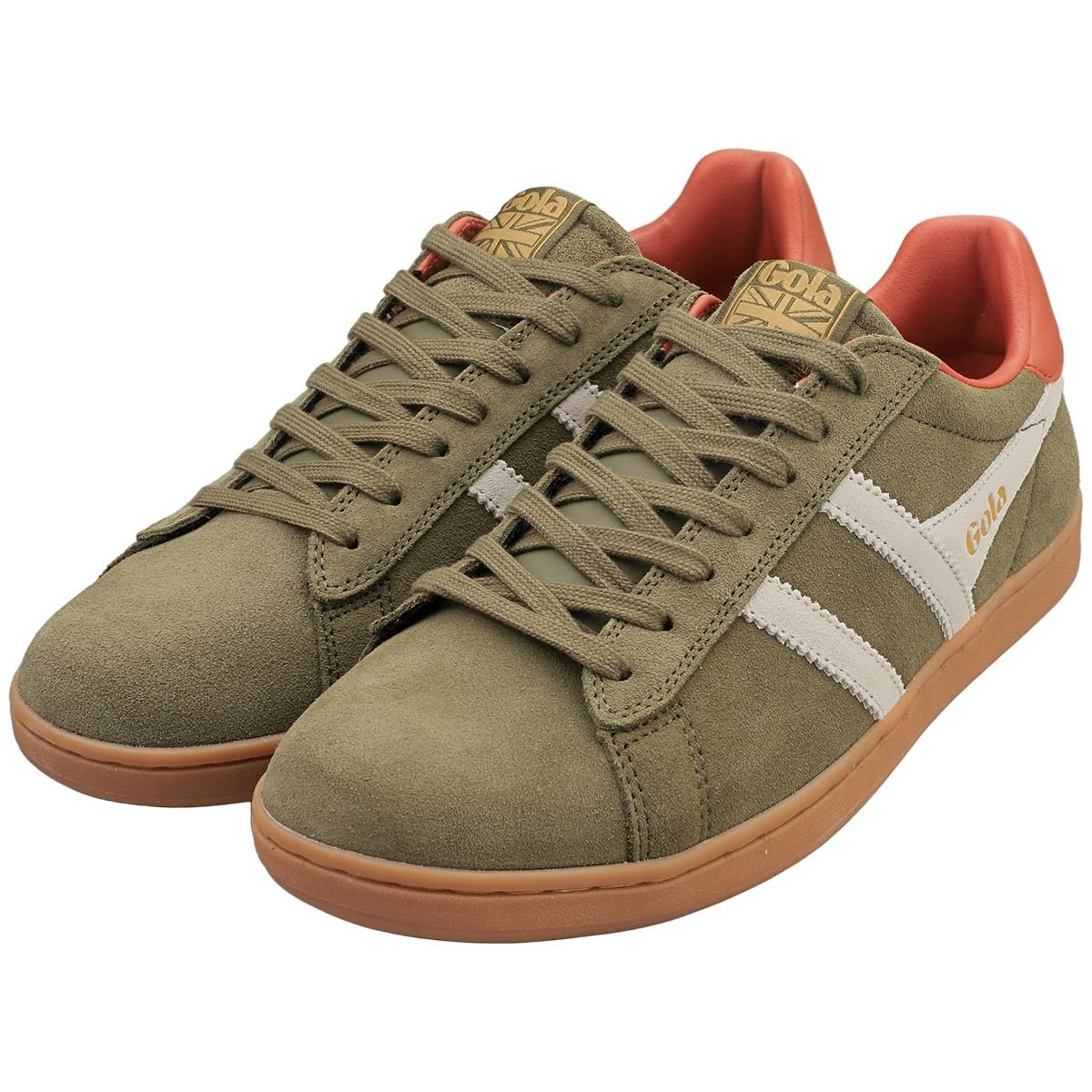 Кроссовки Gola Equipe Ii Мужские Khaki, Off White, фото №9