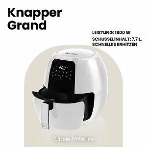 Мультипечь ZEEGMA Knapper Grand 1800 W 6 L 9 Programmes LCD Touch Panel synthetic.ua - Фото 1