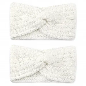 Вязаная повязка на голову Женская Зимняя - Фото 1