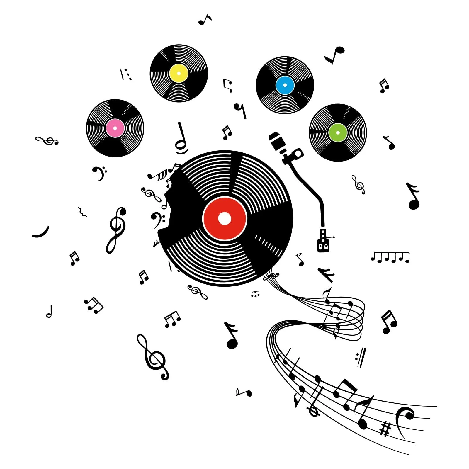 Наклейка на стіну OLYCRAFT Music Tabs Музичні ноти 39 x 80 см, фото №1 Наклейка на стіну OLYCRAFT Music Tabs Музичні ноти 39 x 80 см, фото №1