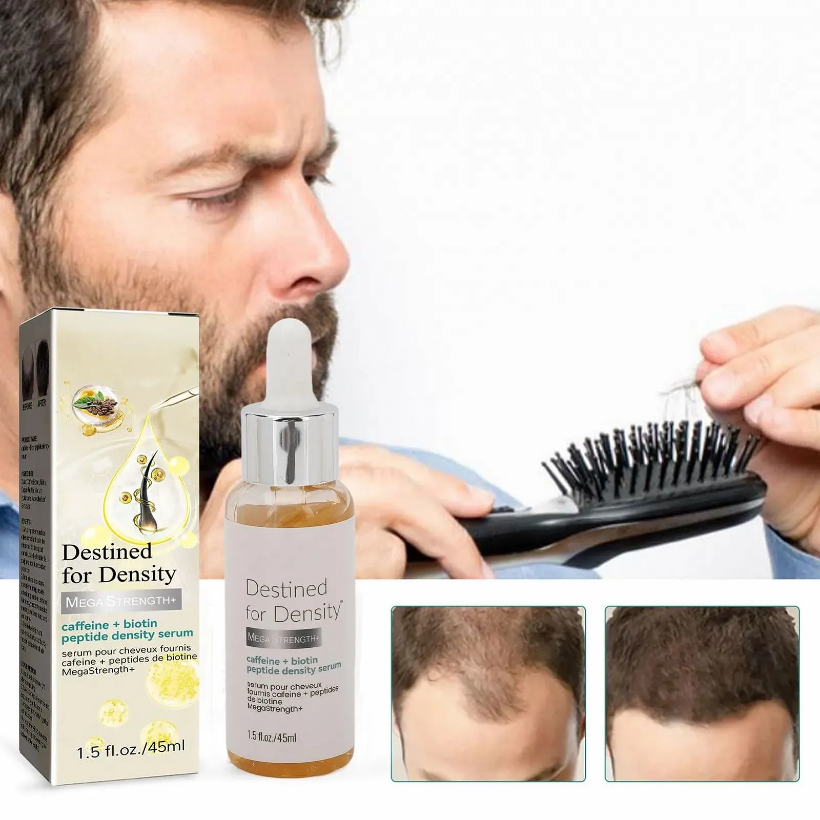 Сироватка для росту волосся 45 мл Зволожуюча Відновлює волосся Стимулює фолікули, фото №6 Сироватка для росту волосся 45 мл Зволожуюча Відновлює волосся Стимулює фолікули, фото №6