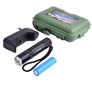 Фонар Small Sun 516 ХРЕ АКБ 18650 zoom ЗУ 220В synthetic.ua - Фото 1