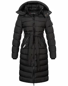 Жіноча зимова куртка Geographical Norway, парка, стьобана - Фото 1