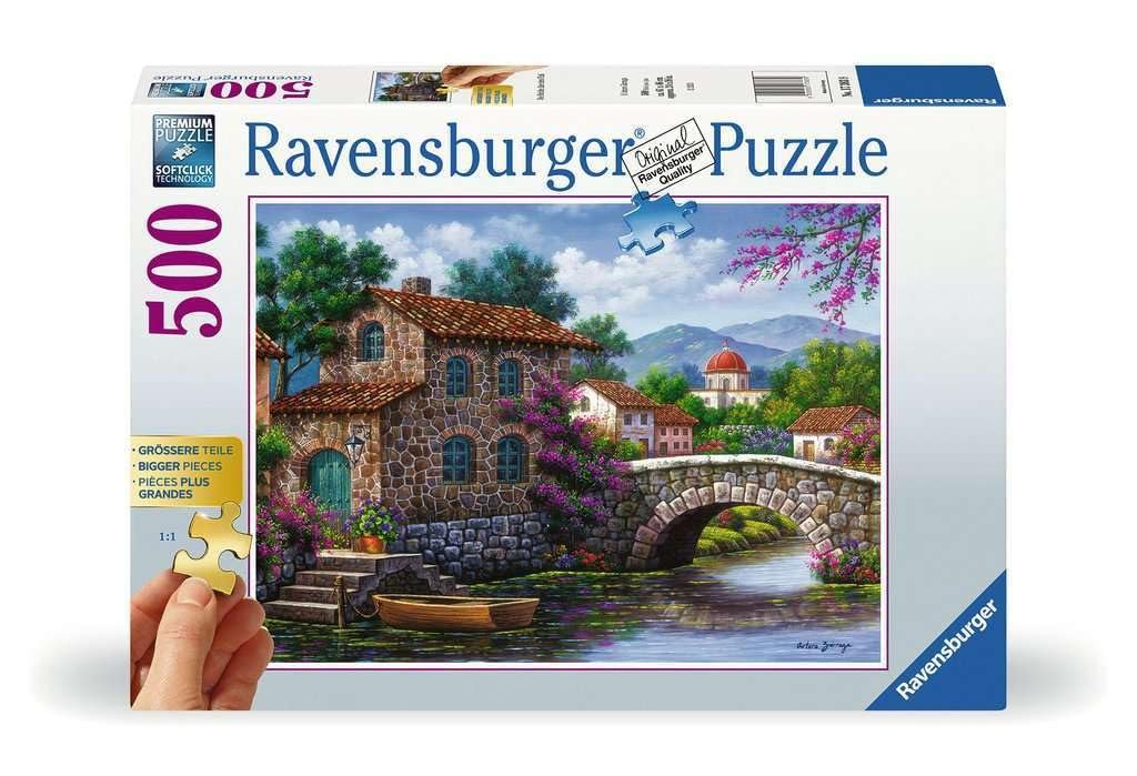 Пазл Ravensburger Gold Edition 17383 Мост через реку 500 элементов крупные детали от 12 лет, фото №1