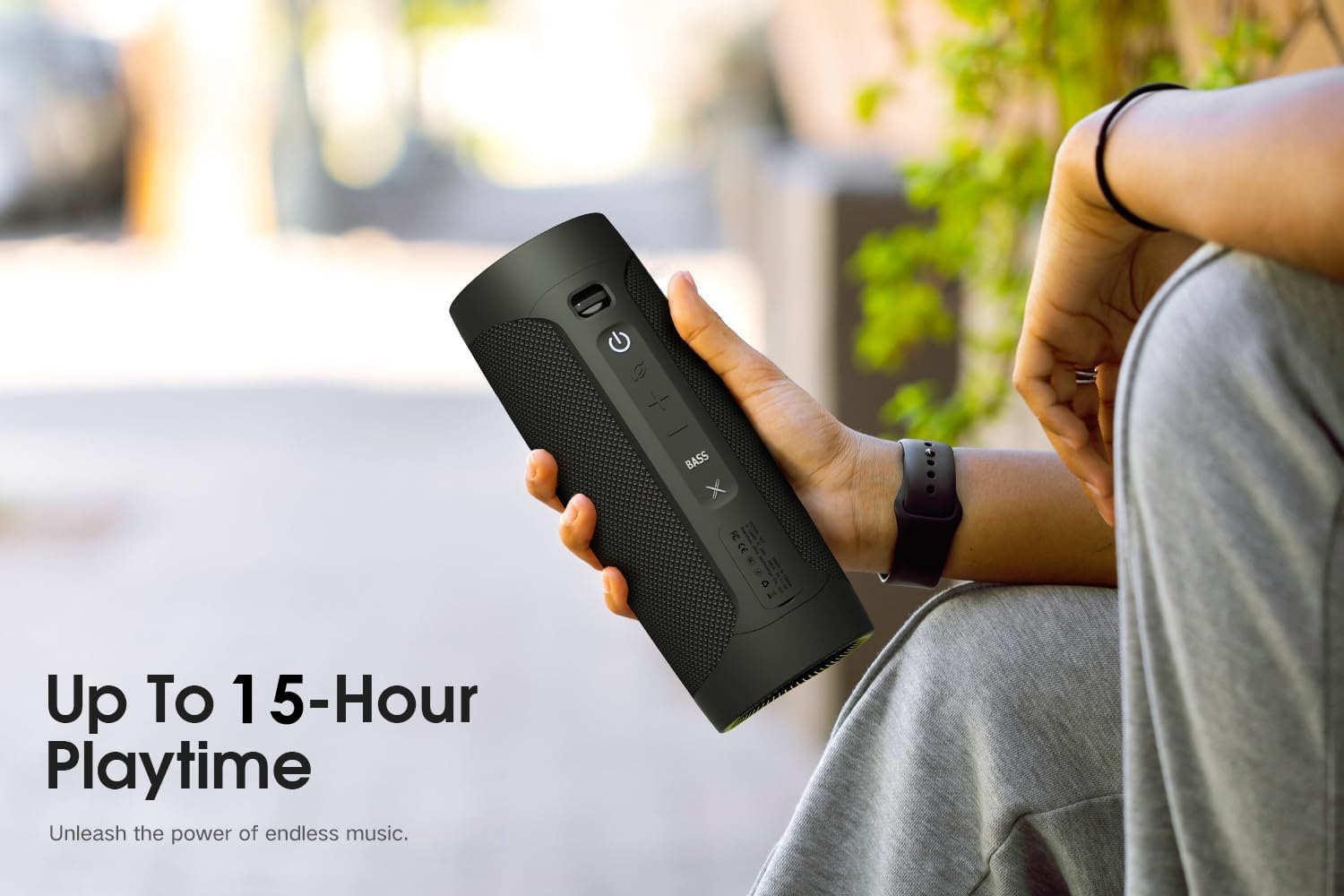 Портативна колонка Maio Bluetooth Портативний Бездротовий 30 Вт Стерео IP67 Чорний, фото №5