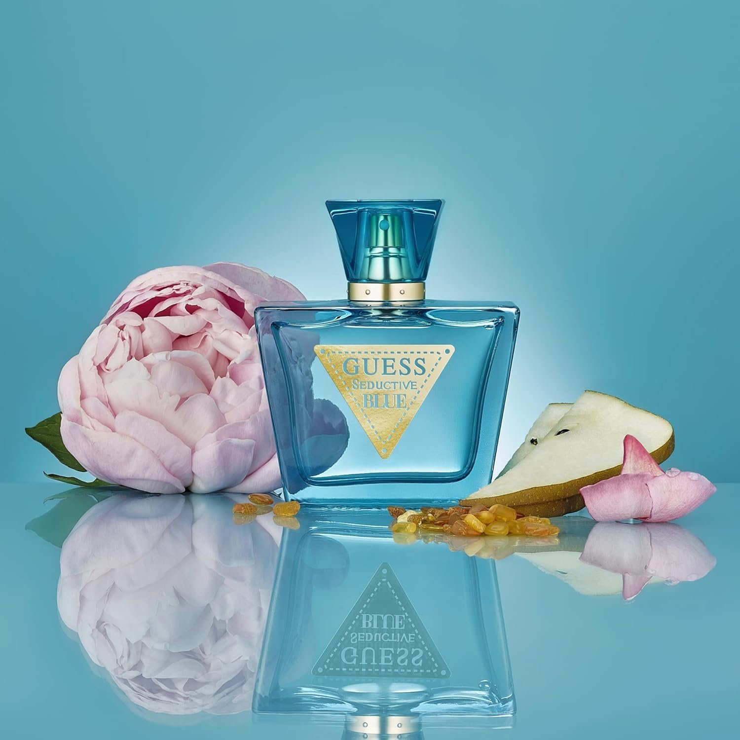 Туалетная вода GUESS Seductive Blue Цветочно-фруктовый аромат, фото №4