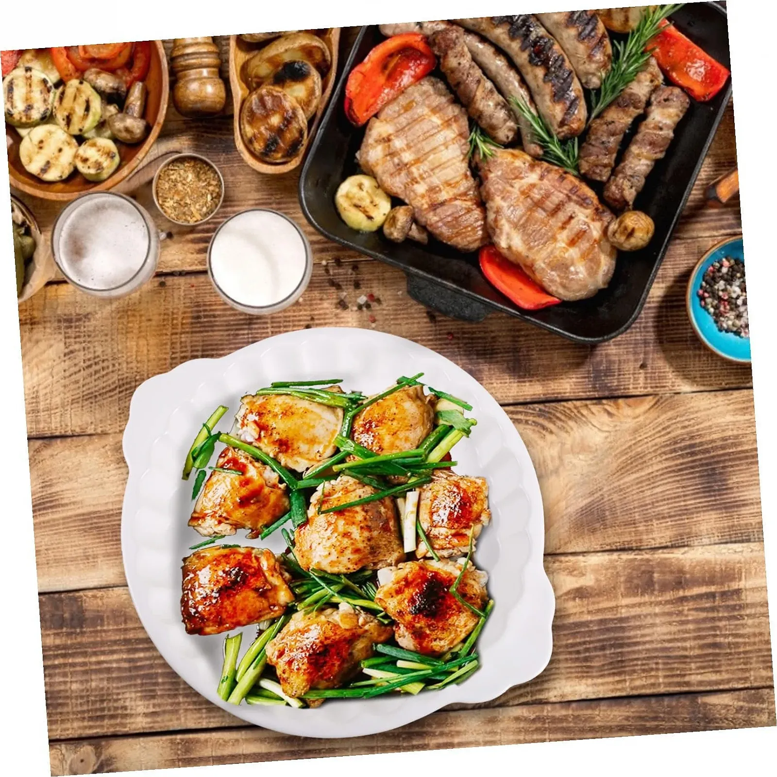 Форма для запікання VALICLUD керамічна кругла з ручками термостійка, фото №6 Форма для запікання VALICLUD керамічна кругла з ручками термостійка, фото №6