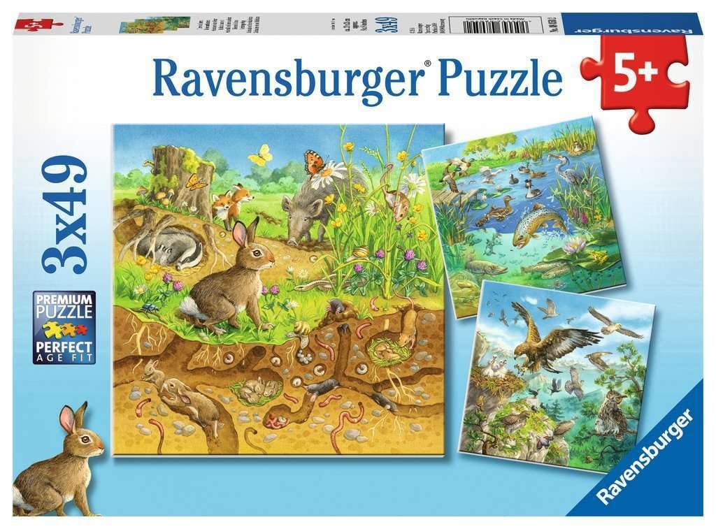 Пазл Ravensburger 00.008.050 3х49 деталей 210 мм, фото №1